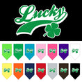 Load image into Gallery viewer, Pet and Dog Bandana Screen Printed, "Lucky Swoosh"
