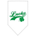 Load image into Gallery viewer, Pet and Dog Bandana Screen Printed, "Lucky Swoosh"