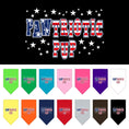 Load image into Gallery viewer, Pet and Dog Bandana Screen Printed, "Pawtriotic Pup"
