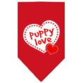 Load image into Gallery viewer, Pet and Dog Bandana Screen Printed, "Puppy Love"