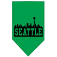 Load image into Gallery viewer, Pet and Dog Bandana Screen Printed, "Seattle Skyline"
