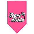 Load image into Gallery viewer, Pet and Dog Bandana Screen Printed, "Team Bride"