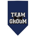 Load image into Gallery viewer, Pet and Dog Bandana Screen Printed, "Team Groom"