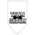Load image into Gallery viewer, Pet and Dog Bandana Screen Printed, "Team Groom"