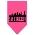 Load image into Gallery viewer, Pet and Dog Bandana Screen Printed, "San Francisco Skyline"