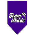 Load image into Gallery viewer, Pet and Dog Bandana Screen Printed, "Team Bride"