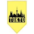 Load image into Gallery viewer, Pet and Dog Bandana Screen Printed, "Tokyo Skyline"