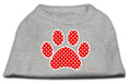 Load image into Gallery viewer, Pet Shirt "Swiss Dots Red Paw"
