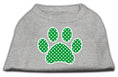 Load image into Gallery viewer, Pet Shirt "Swiss Dot Green Paw"