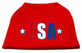 Load image into Gallery viewer, Pet Dog & Cat Shirt Screen Printed, "USA Star"
