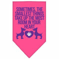 Load image into Gallery viewer, Pet and Dog Bandana, "The Smallest Things Take Up Your Heart"