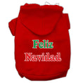 Load image into Gallery viewer, Christmas Pet Hoodie "Feliz Navidad"