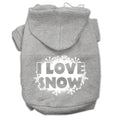 Load image into Gallery viewer, I Love Snow Christmas Pet Hoodie