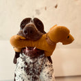 Load image into Gallery viewer, Yellow cotton dog gift toy