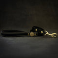Load image into Gallery viewer, Maximus Gold Leash 1 inch wide