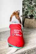 Load image into Gallery viewer, Parisian Pet 'Naughty or Nice' Dog Christmas T-Shirt - Festive Pet Holiday Shirt for Dogs & Cats, Red