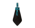 Load image into Gallery viewer, Turquoise & Black Viper Snake Tie, Backed with Italian Leather & Swarovski Crystal Closure by Allysa Payne Beverly Hills