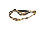 Leopard Print Italian Leather Harness