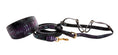 Load image into Gallery viewer, Black, Green, Purple Snake Wide Style Collar, Leash, Harness Set