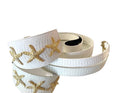 Load image into Gallery viewer, Luxury Pet Fashion Matte White Snakeskin Wide Collar & Leash Set