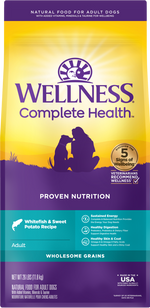 Wellness Complete Health Adult Whitefish and Sweet Potato Dog Food