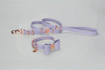 Leather Bow Collar (only) - Lilac