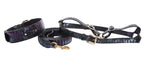 Black, Green, Purple Snake Classic Collar, Leash, Harness Set