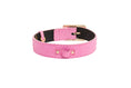 Load image into Gallery viewer, Luxury Pet Fashion Neon Pink Snake Collar With Our Modern Gold Hardware