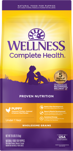 Wellness Complete Health Puppy Chicken, Salmon and Oatmeal Dog Food