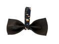 Load image into Gallery viewer, Navy Lace On Gold Italian Leather by Allysa Payne Beverly Hills