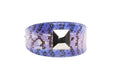 Load image into Gallery viewer, Purple/Silver/Black Custom Iridescent Snake Collar