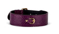 Load image into Gallery viewer, Eggplant Purple Snake Classic Collar