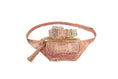 Load image into Gallery viewer, Embossed Snake Italian Leather Belt Bag With Matching Swarovski Crystal Collar