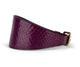 Load image into Gallery viewer, Eggplant Purple Snake 3” Wide Style