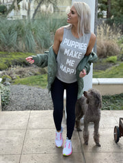 Puppies Make Me Happy |  Women's Sleeveless Tank