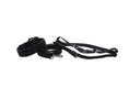Load image into Gallery viewer, Glamorous Black Snake Print Italian Leather with Gun Metal Grey Hardware Collar, Leash, Harness, Set by Allysa Payne Beverly Hills