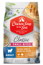 Chicken Soup Adult Chicken, Turkey and Brown Rice Small Bites Dog Food