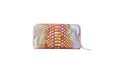 Load image into Gallery viewer, Iridescent Python Zip Wallet by Allysa Payne Beverly Hills
