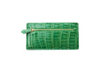 Croc Card Wallet with Zipper