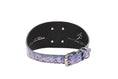 Load image into Gallery viewer, Purple/Silver/Black Custom Iridescent Snake Collar