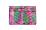 Mermaid Collection. Stunning Custom Colored Tilapia Card Wallet.