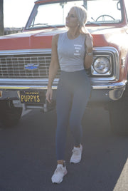 Puppies Make Me Happy Sleeveless Top | Gift for Dog Lovers