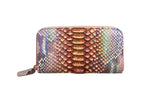 Iridescent Python Zip Wallet