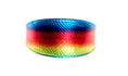 Load image into Gallery viewer, Pride Collection. Rainbow Snake 3 Wide Style Collar