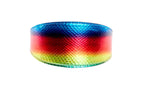 Pride Collection. Rainbow Snake 3 Wide Style Collar