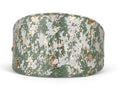 Load image into Gallery viewer, Iridescent Art Deco Green/Gold/Silver Custom Snake 4 Wide Style Collar