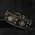 Load image into Gallery viewer, "Aztec" black dog collar
