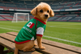 Load image into Gallery viewer, Parisian Pet 'Team Mexico' Dog & Cat T-Shirt – Patriotic Dog Shirt, Perfect for Soccer Fans – Red, White, Green