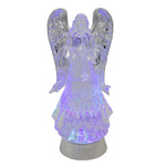 Kurt Adler 13.25-Inch Battery-Operated USB LED Lighted Angel With Horn Water Globe