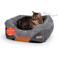Load image into Gallery viewer, K&H Thermo-Pet Lounge Sleeper Heated Cat & Small Dog Bed – Plush, Non-Slip, Machine Washable Indoor Pet Bed
